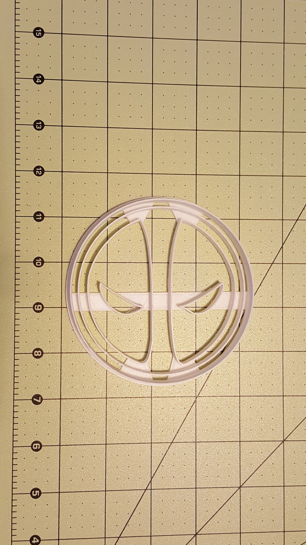 Deadpool  Logo 5" Cookie Cutter
