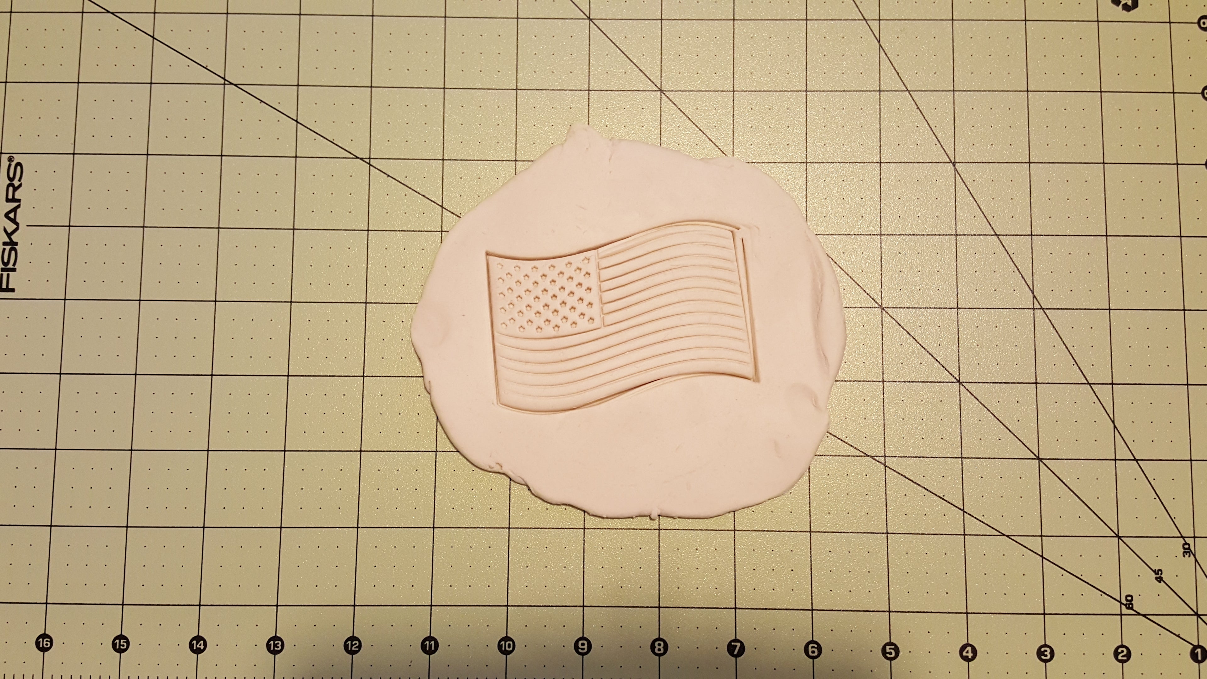 New America Flag  3.5" Cookie Fondant Cutter