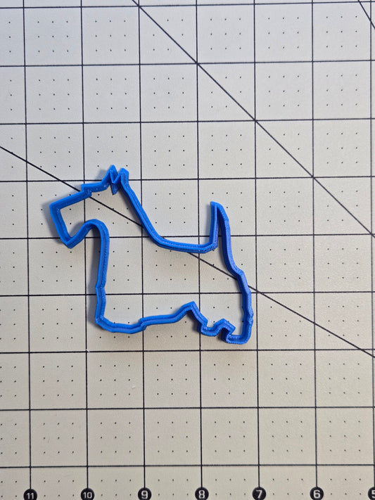 Schnauzer Dog Cookie Cutter