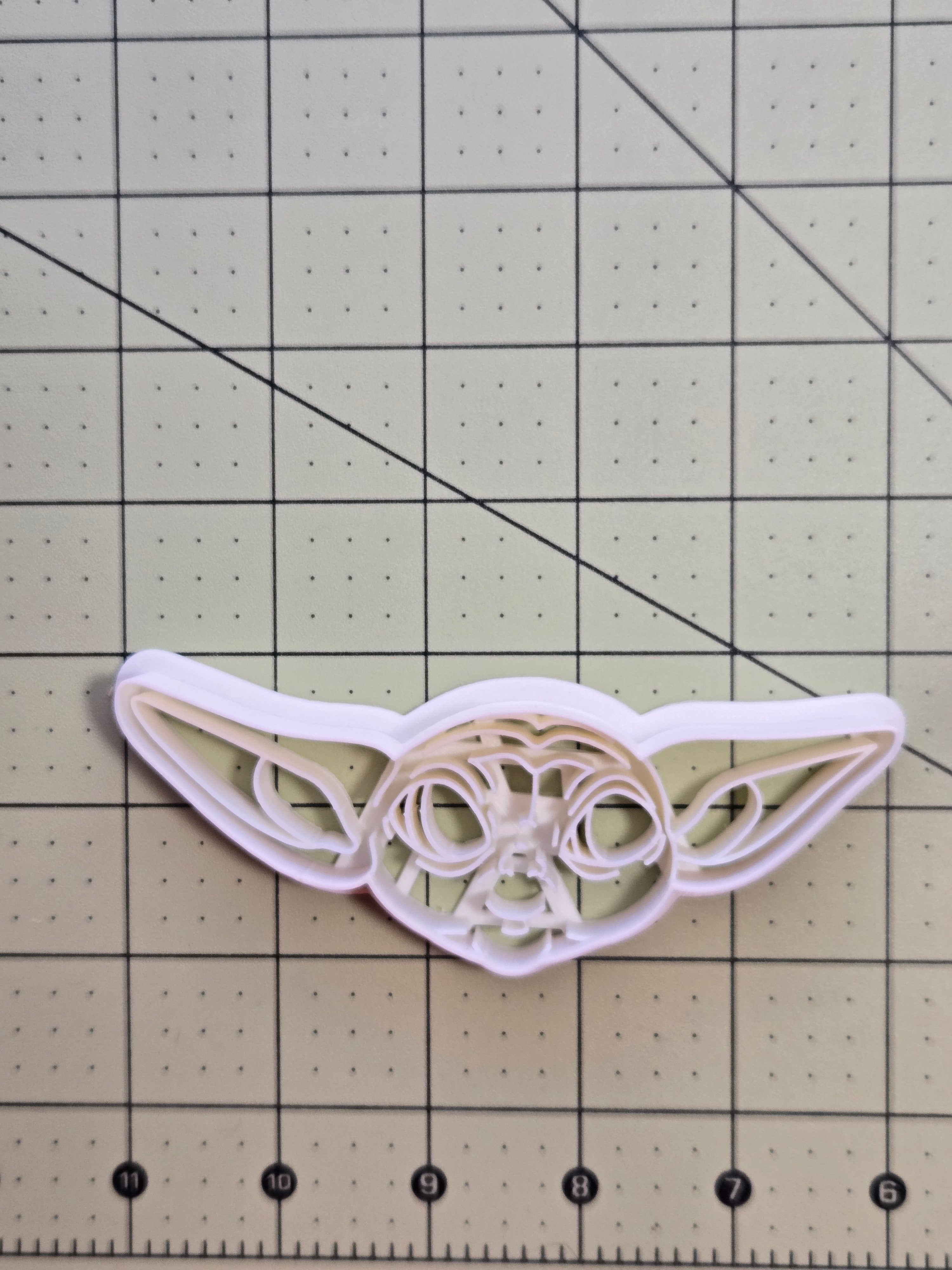 Din Grogu Head Cookie Cutter