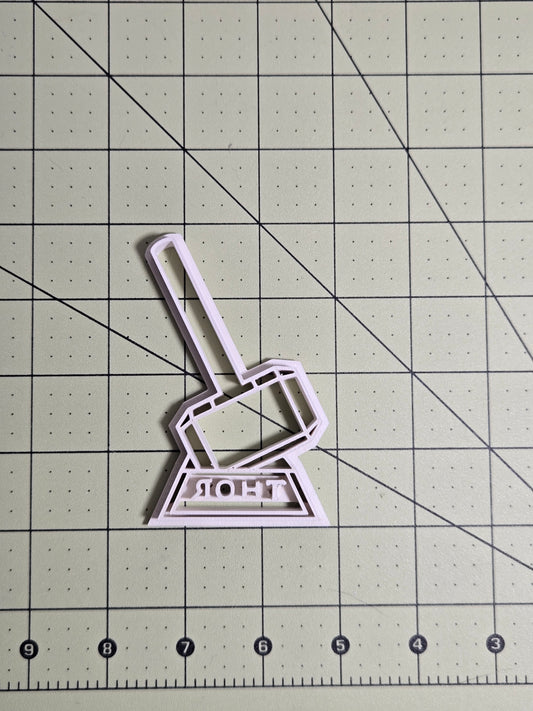 Thor Hammer 2" Cookie Cutter