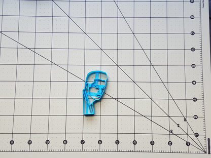 Elvis Cookie Cutter 3" Fondant press