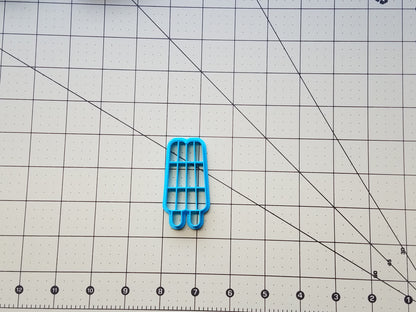 Twin Popsicle 2 stick 3" Cookie Cutter