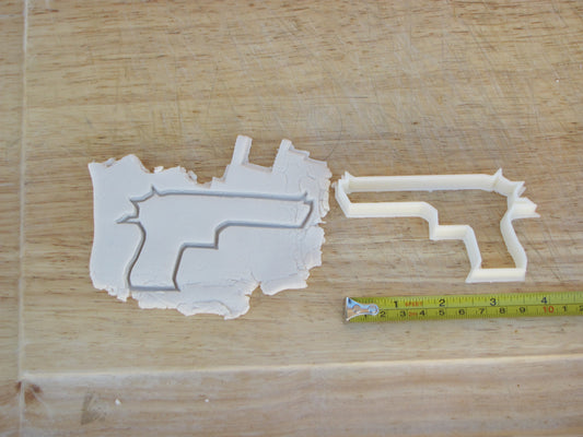Desert Eagle Cookie Cutter 3"