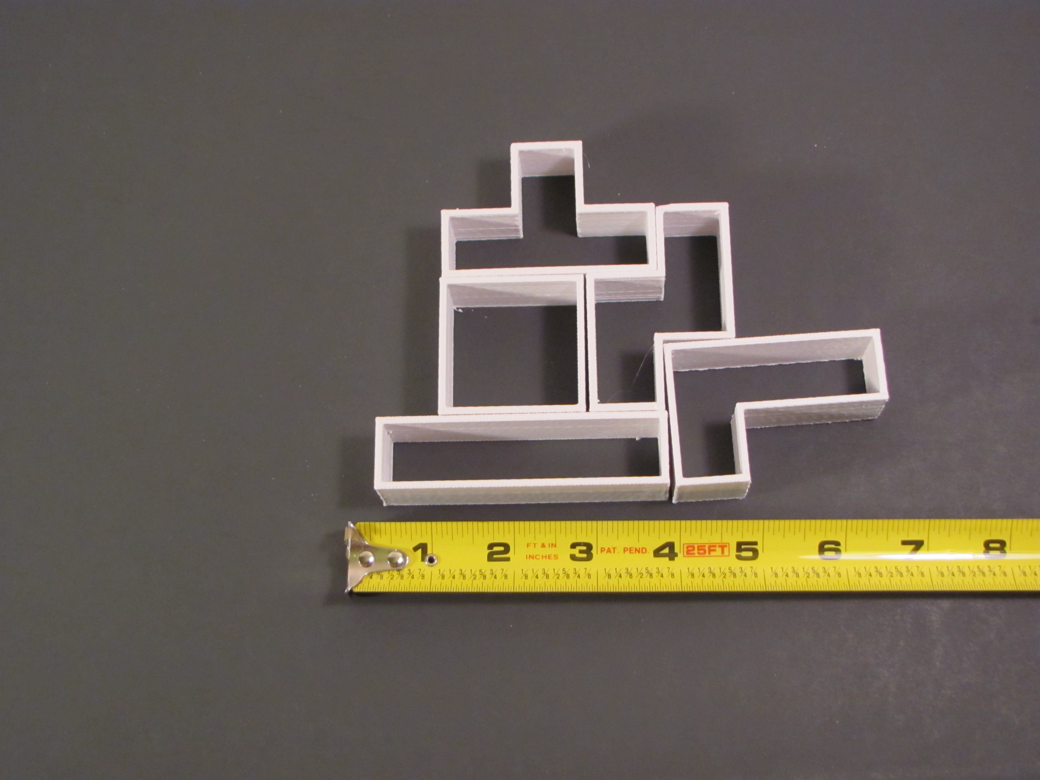 Tetris Set of 5 Cookie Fondant Cutter Classic Game