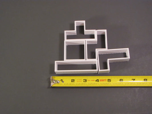 Tetris Set of 5 Cookie Fondant Cutter Classic Game