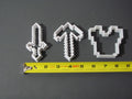8 Bit Armor Sword and Pickaxe Set