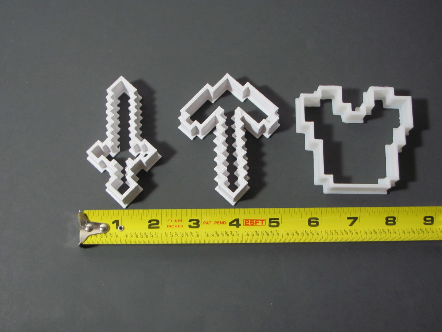 8 Bit Armor Sword and Pickaxe Set