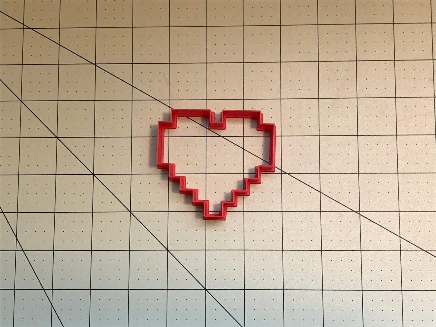 8 Bit Heart Cookie Press